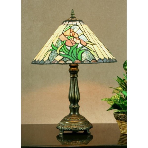 Lighting Business Passion Lily Stylish Table Lamp- Vestige Brass LI2608326